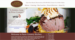Desktop Screenshot of farmcountrykitchen.net